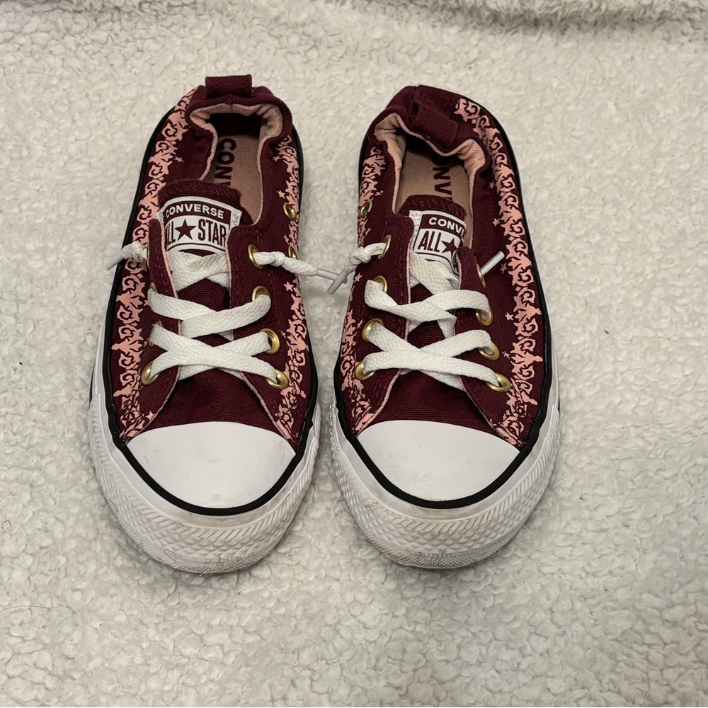 Converse Burgundy Shoreline Sneakers